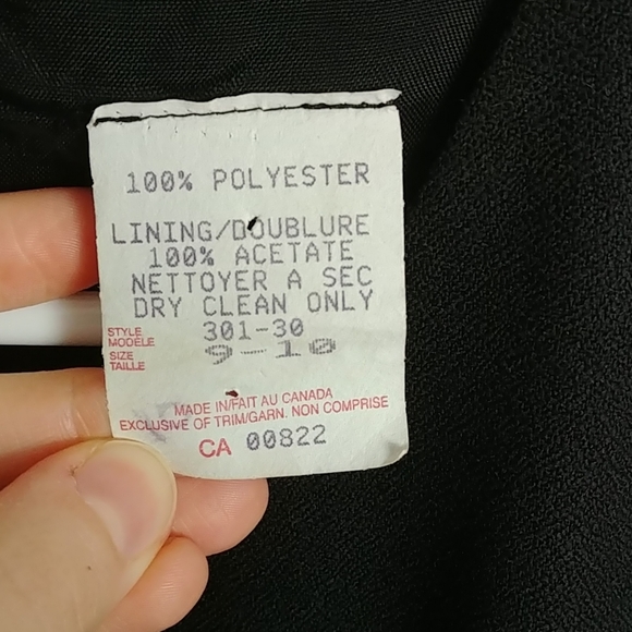 Vintage LBD with fringe - Picture 3 of 4